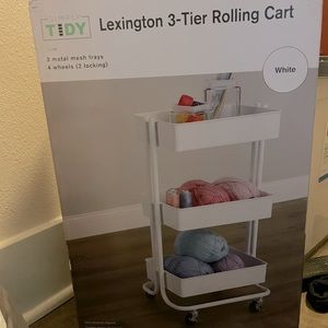 3-Tier Rolling Cart